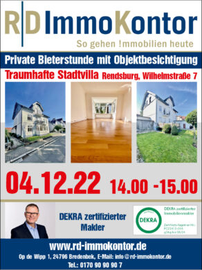 Traumvilla mit Kanalblick – keine Käuferprovision 24768 Rendsburg, Villa