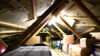 Ebenerdiger Bungalow - tolles Holzhaus mit guten energetischen Eigenschaften - Spitzboden