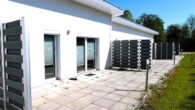 Beispiel Terrasse - Kleines Ebenerdiges Reihenhaus mit Garten aus 2021 KFW 85