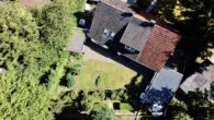 Luftbild Rückseite - Insel im Grünen mit viel Platz