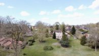 Luftaufnahme Garten - Ein seltenes Juwel mit Blick auf die Eiderwiesen und 4 Bauplätzen